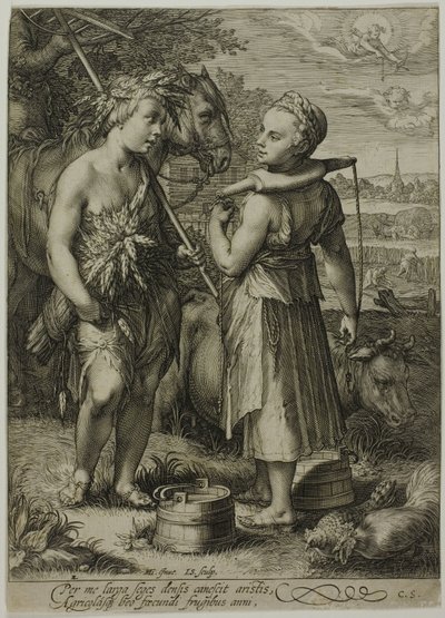 Sommer, aus Die vier Jahreszeiten von Jan Saenredam