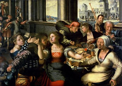Der verlorene Sohn, 1536 von Jan Sanders van Hemessen