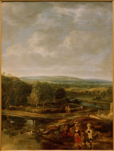 Italienische Landschaft mit Staffage von Jan Siberechts