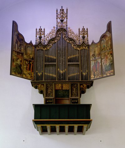 Bemalte Orgel, 1526 von Jan Swart Van Groningen
