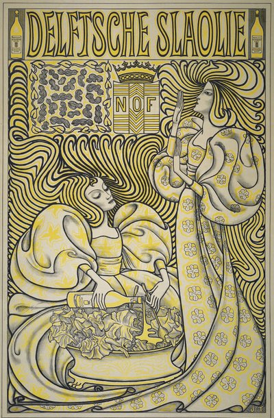 Poster für Delft Salatöl von Jan Toorop