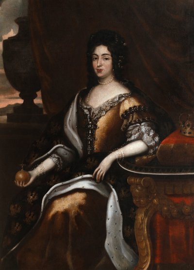 Porträt von Königin Marie Casimire von Jan Tricius