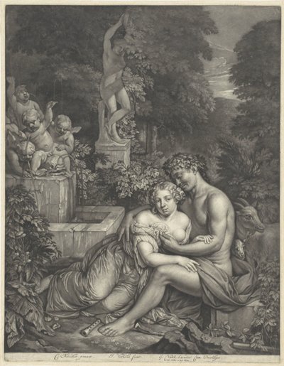 Vertumnus und Pomona von Jan Verkolje (I)