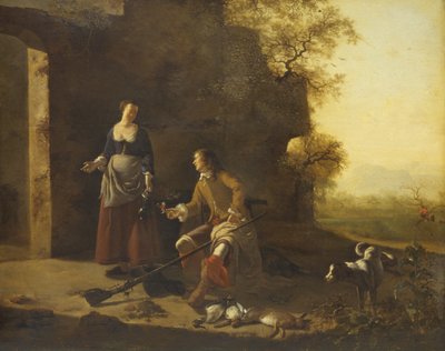 Jägerpause von Jan Vermeer van Haarlem