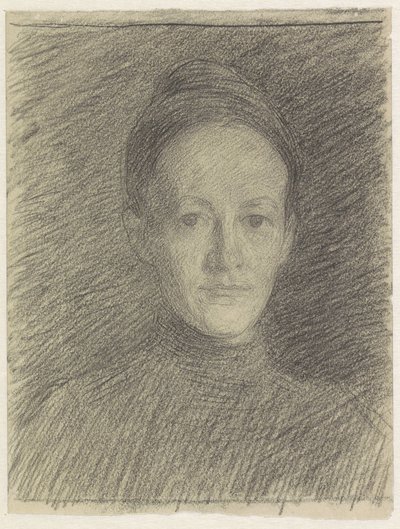 Porträt von Fräulein C.J. Veth von Jan Veth