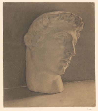 Studie nach einem Gipskopf von Jan Veth
