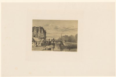 Stadtansicht mit Kanal von Jan Weissenbruch
