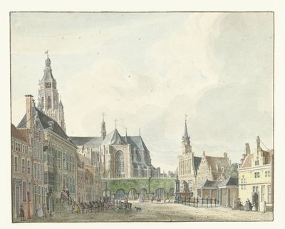 Markt in Arnheim von Jan de Beijer
