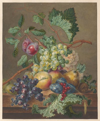 Stillleben mit Früchten von Jan de Bruyn