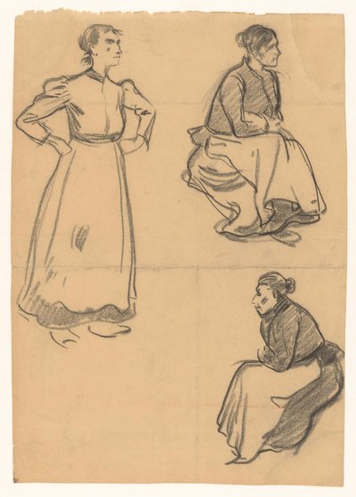 Studien von Frauen von Jan de Waardt