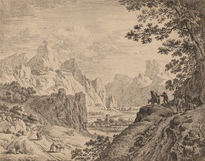 Ansicht des Rheins von Jan van Aken