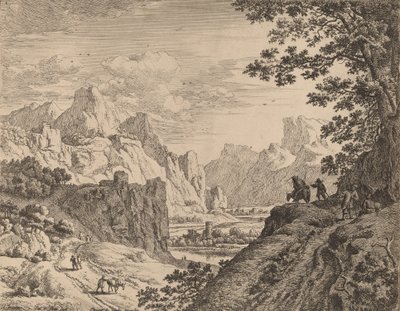 Blick auf den Rhein von Jan van Aken