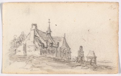 Leprosenhaus in Cleves von Jan van Goyen