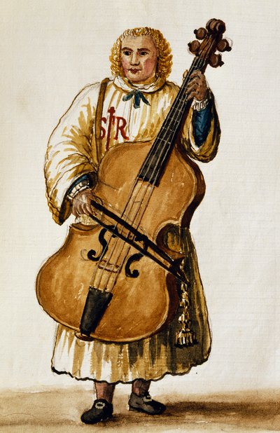 Straßenmusiker von Jan van Grevenbroeck