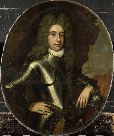 Porträt von Harmen Lijnslager (1664-1704) von Jan van Haensbergen