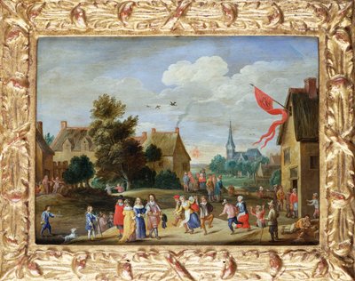 Adelige bei einer Dorfkirmes von Jan van Kessel