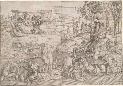 Die Sintflut von Jan van Scorel