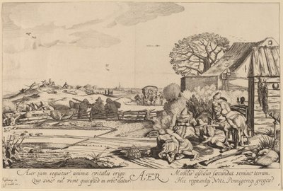 Luft von Jan van de Velde II after Willem Buytewech
