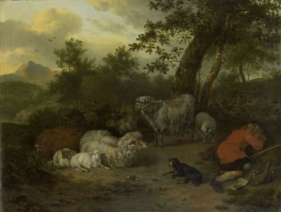 Der schlafende Hirte von Jan van der Meer (II)