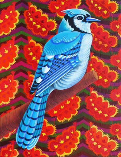 Blauhäher, 2016 von Jane Tattersfield