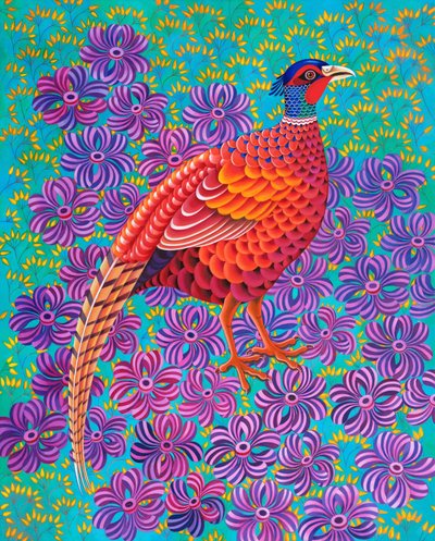 Fasan, 2021 von Jane Tattersfield