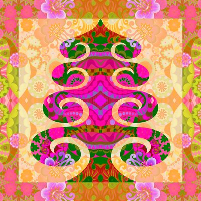 Baum in Pink von Jane Tattersfield