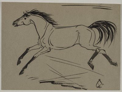 Laufendes Pferd von Jane Travis