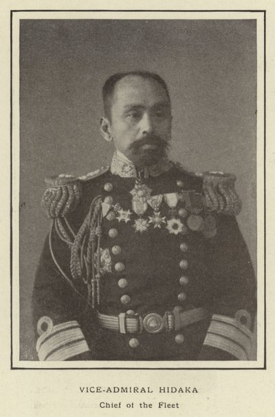 Vizeadmiral Hidaka, Chef der Flotte von Japanese Photographer