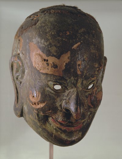 Kopf eines Deva, Nara-Periode (710-794) von Japanese School