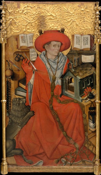 Heiliger Hieronymus in seinem Studierzimmer von Jaume Ferrer