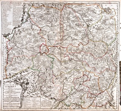 Limousin, Aquitanien, Centre (Umgebung von Limoges), Frankreich von Jean Baptiste Nolin