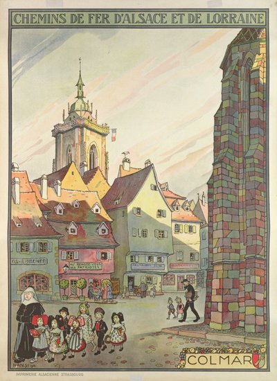 Colmar-Poster von Jean Jacques Waltz