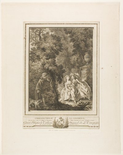 Unentschlossenheit oder das Vertrauen von Jean Antoine Pierron