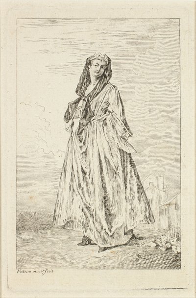 Modefiguren von Jean Antoine Watteau
