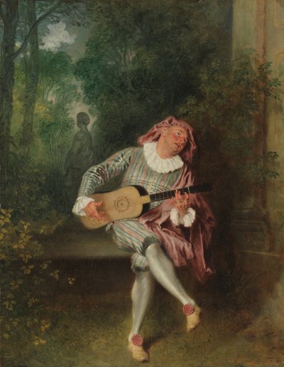 Mezzetin, ca. 1718-20 von Jean Antoine Watteau