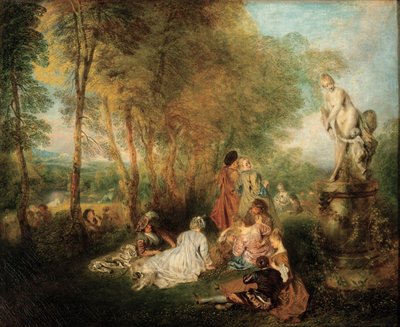 Das Fest der Liebe von Jean Antoine Watteau