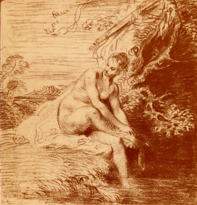 Das Bad der Diana von Jean Antoine Watteau