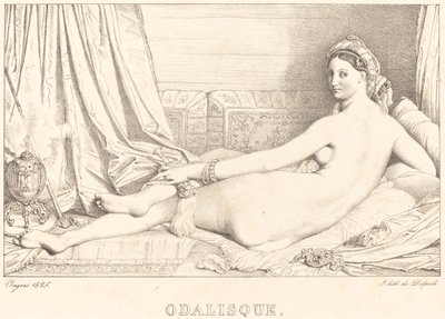 Odaliske von Jean Auguste Dominique Ingres