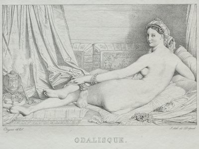 Odaliske, 1825 von Jean Auguste Dominique Ingres