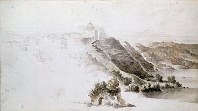 Ansicht von Tivoli von Jean Auguste Dominique Ingres