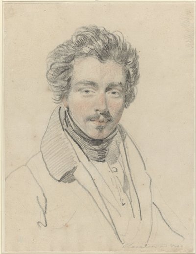 Porträt von Louis Meyer von Jean Augustin Daiwaille