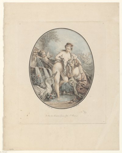 Leda und der Schwan von Jean Augustin Léveillé