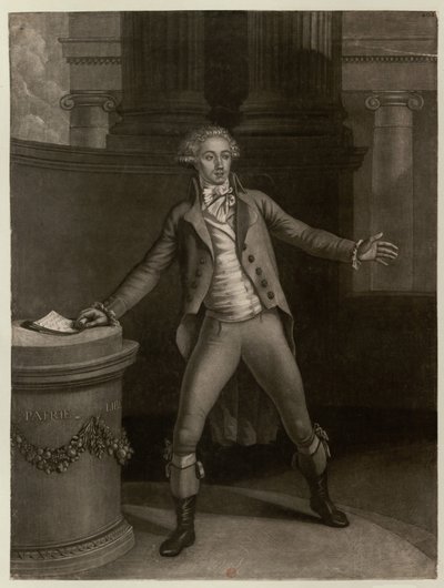 Antoine-Pierre-Joseph-Marie Barnave 1761-1793 von Jean Baptiste Audebert