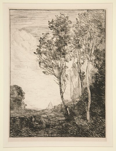 Erinnerung an d von Jean Baptiste Camille Corot
