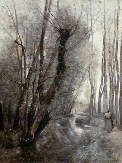 Der Bach von Jean Baptiste Camille Corot