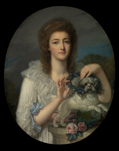 Prinzessin Varvara Nikolaevna Gagarina (1762–1802), ca. 1780-82 von Jean Baptiste Greuze