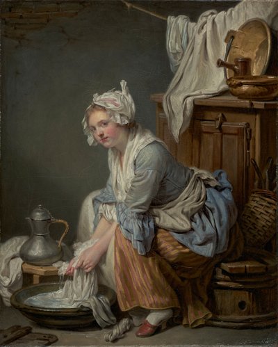 Die Wäscherin von Jean Baptiste Greuze