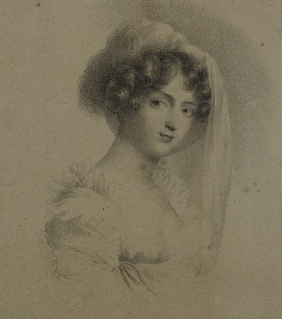 Mme. Horace Vernet von Jean Baptiste Isabey