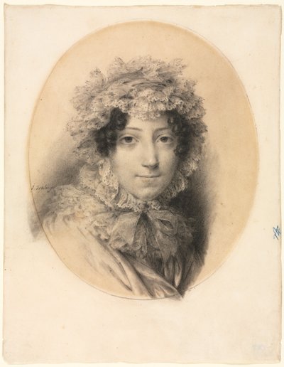 Porträt einer Dame von Jean Baptiste Isabey