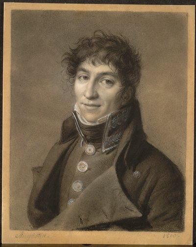 Porträt eines Mannes von Jean Baptiste Jacques Augustin